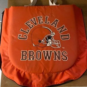 Vintage Cleveland Browns bleacher cushion